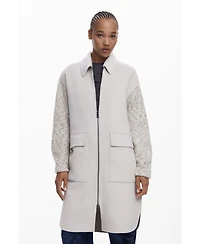 Desigual Women's Light combined cloth coat