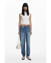 Desigual Women's Boyfriend jeans with inverted pockets