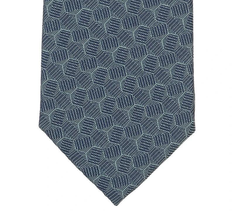 Alfani Men's Marigold Geo-Pattern Tie, Macy's Exclusive