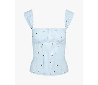 WeWoreWhat Ruched Cup Corset