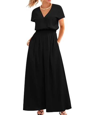 Cupshe Women's Night Flow Black Jumpsuit