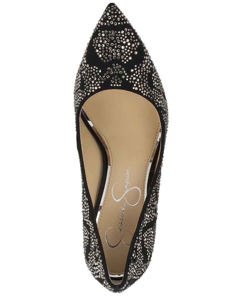 Jessica Simpson Women's Cassani Rhinestone Pointed-Toe Pumps