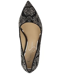 Jessica Simpson Women's Cassani Rhinestone Pointed-Toe Pumps