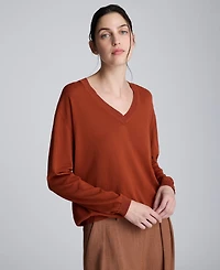 Kenneth Cole Women's V-Neck Pullover Sweater