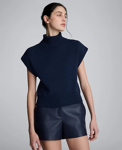 Kenneth Cole Women's Turtle Neck Top