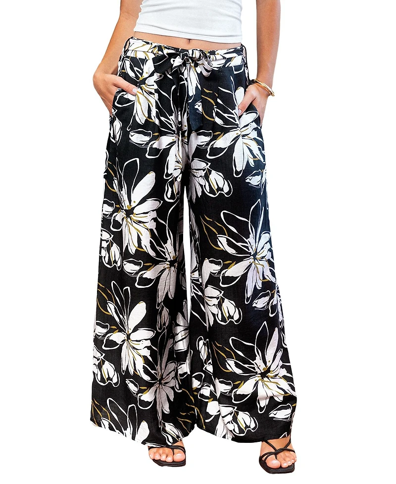 Cupshe Women's Blossom Way Floral Pants