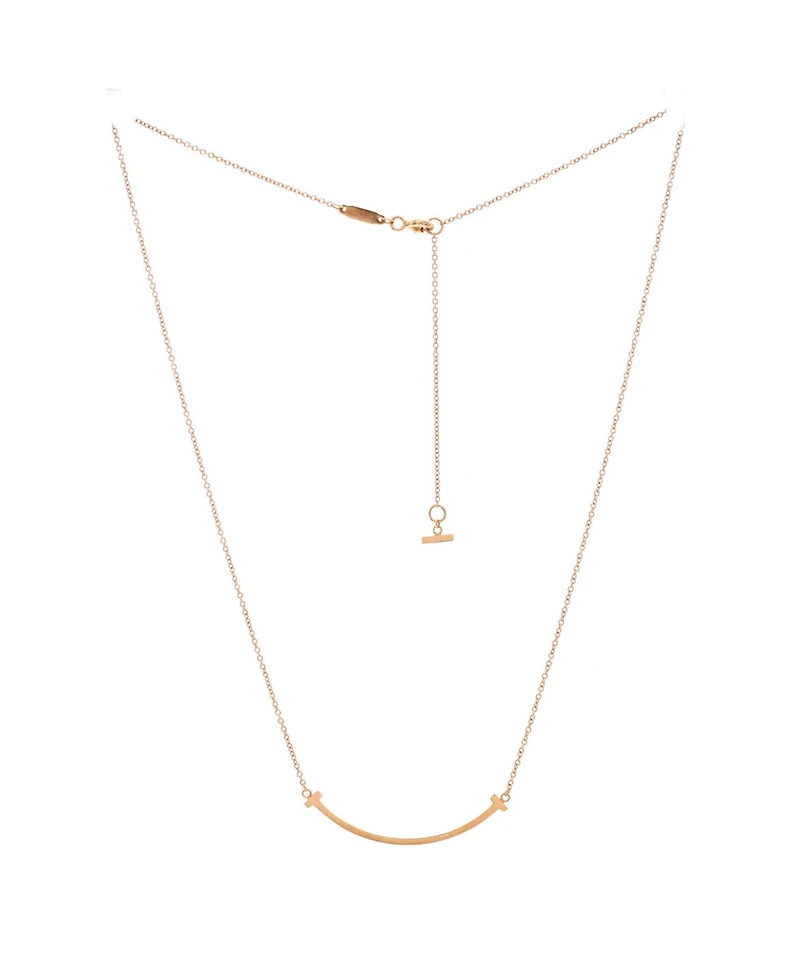 Pre-Owned Tiffany & Co. T Smile Pendant Necklace