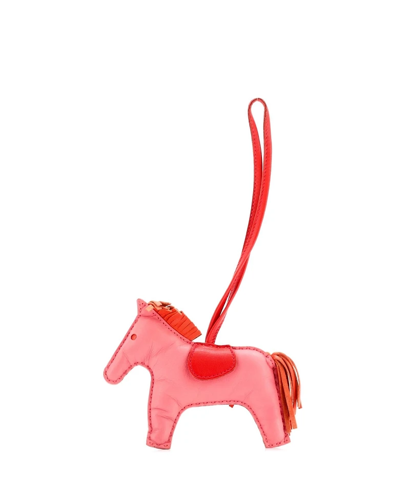 Pre-Owned Hermes Mm GriGri Rodeo Bag Charm Leather