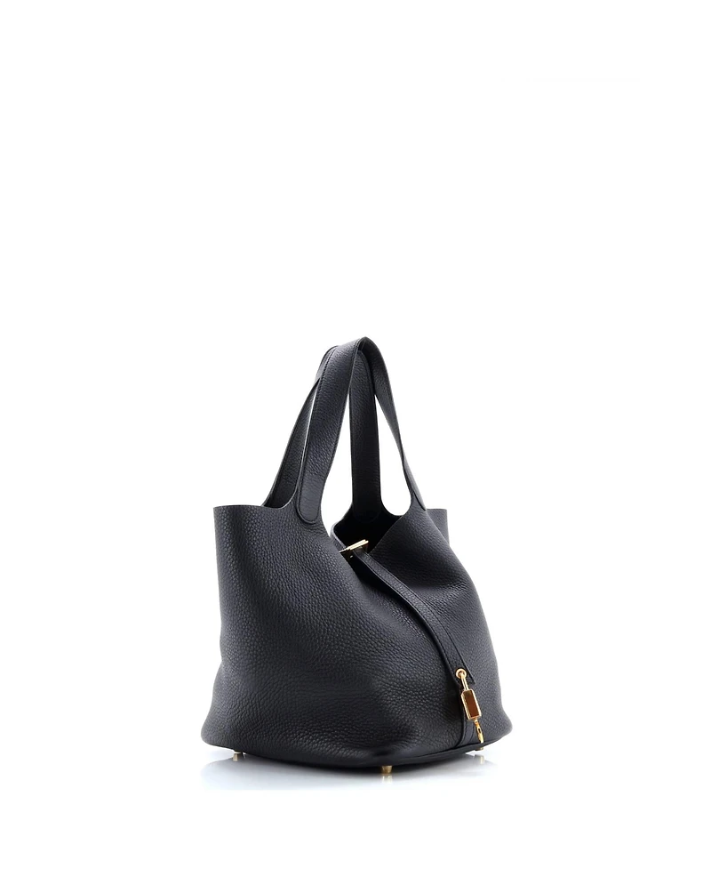 Pre-Owned Hermes Mm Picotin Lock Bag Clemence