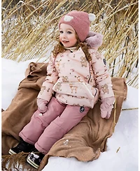 Deux par Baby Girls Two-Piece Snug Snowsuit Dusty Pink - Baby|Toddler
