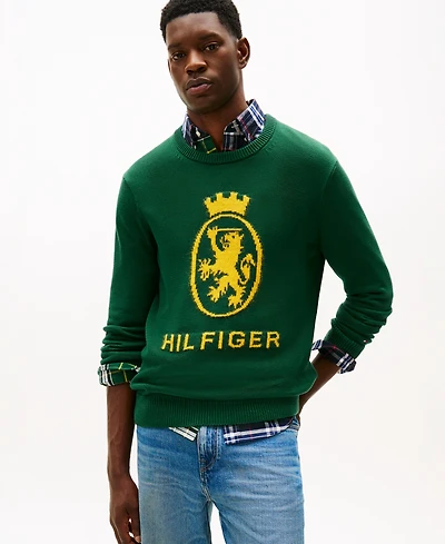 Tommy Hilfiger Men's Gifting Crest Crewneck Sweater