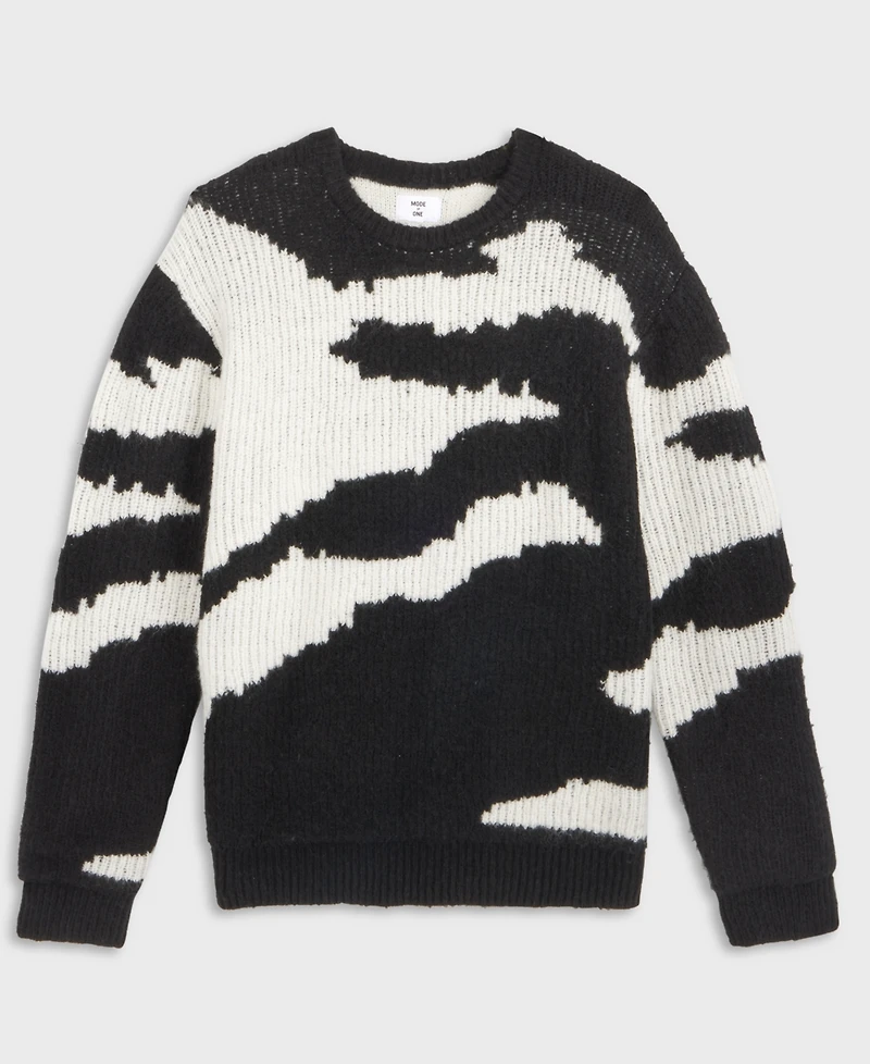 Mode of One Men's Relaxed-Fit Melting Cozy Sweater, Macy's Exclusive