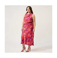Estelle Ember Cowl Neck Dress