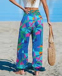 Cupshe Women's Sunset Plans Tropical Pants