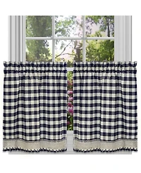 GoodGram Buffalo Check Gingham Custom Window Curtain Treatments