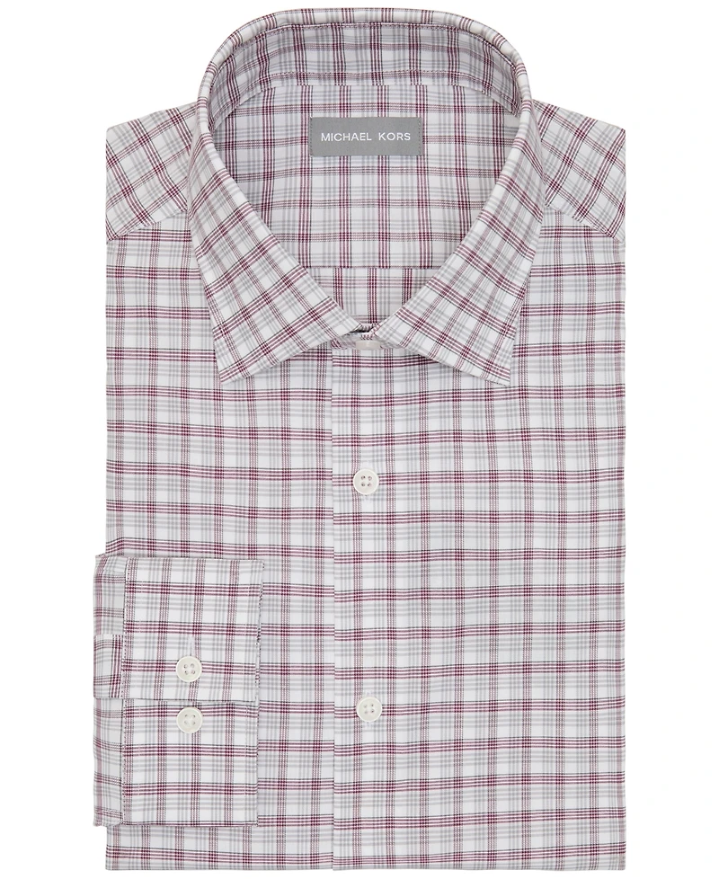Michael Kors Men's Comfort Stretch Ultra Wrinkle Free Regular Fit Dress Shirt