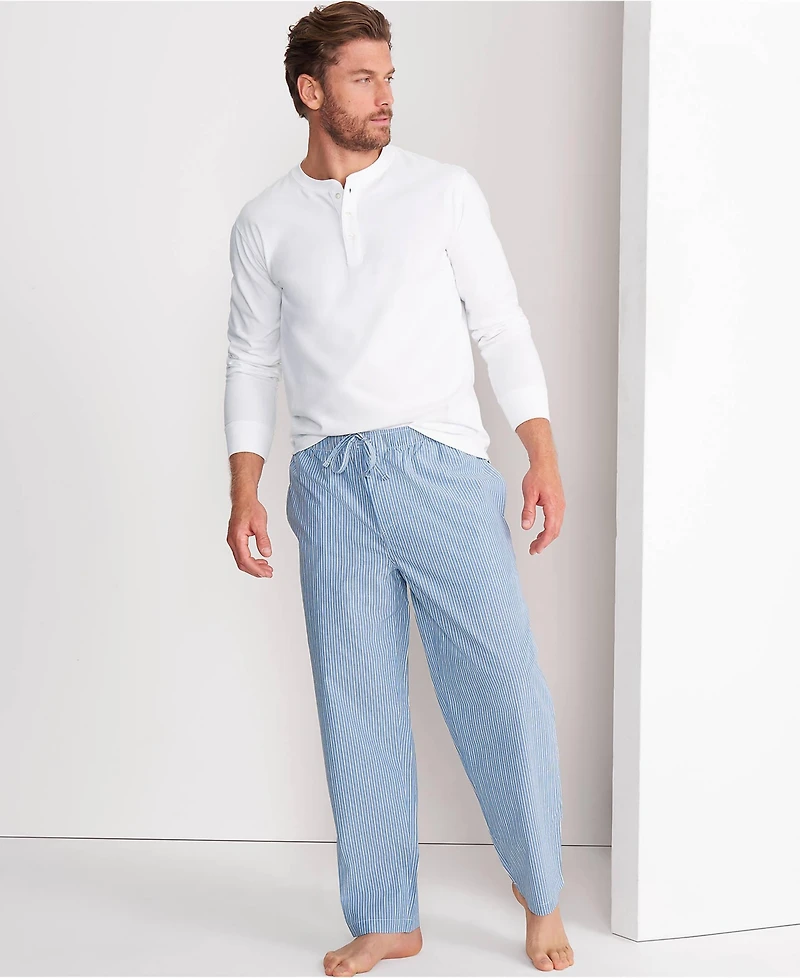 Lands' End Big & Tall Poplin Pajama Pants
