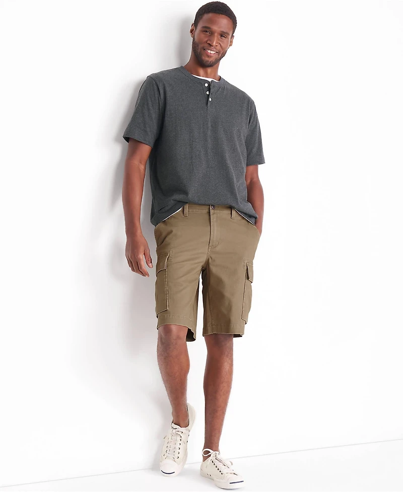 Lands' End Men's 10.5" Traditional Fit Stretch Knockabout Cargo Shorts