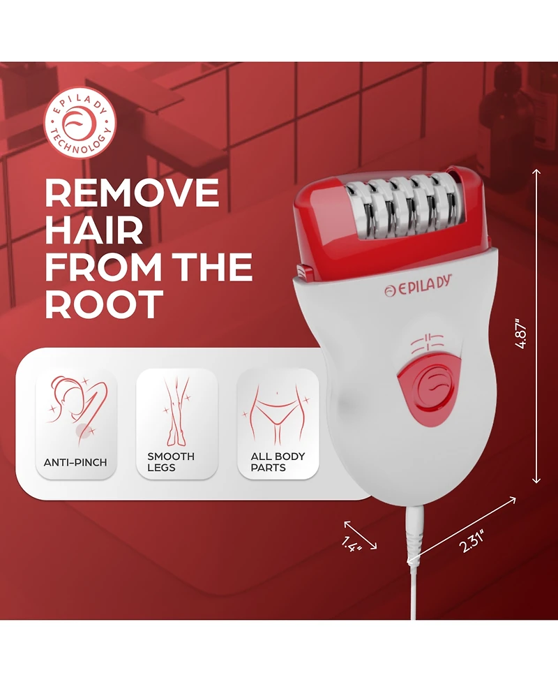 Epilady Speed Full-Body Epilator for Easy and Lasting Hair Removal