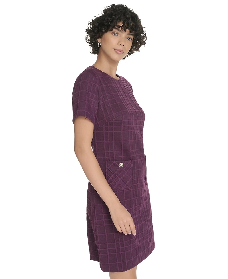 Tommy Hilfiger Women's Short Sleeve Knit Shift Dress