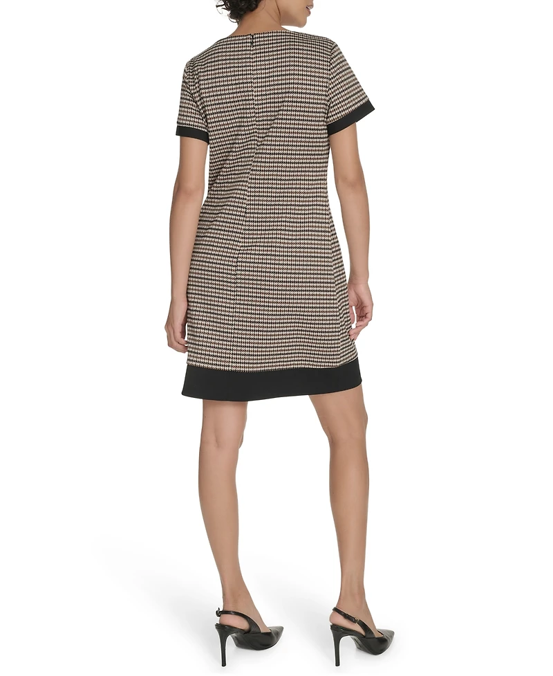 Tommy Hilfiger Women's Short Sleeve Pocket Shift Dress