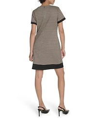 Tommy Hilfiger Women's Short Sleeve Pocket Shift Dress