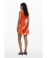 Desigual Women's Short dress with ethnic print