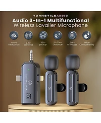 Sony Zv-1F Vlogging Camera (Black) Bundle with 3-in-1 Wireless Lavalier Mic for 2 People, Hardshell Case & 32GB Sd Card /u2013 Content Creator Kit for
