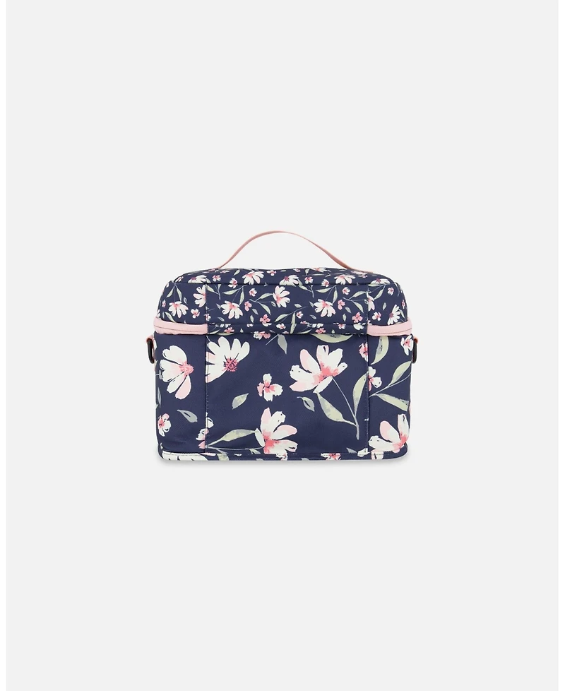 Deux par Deux Girl Lunch Box Navy Flower Print - Toddler|Child