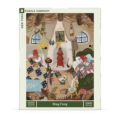 New York Puzzle Company Stay Cozy 1000 Piece Puzzle