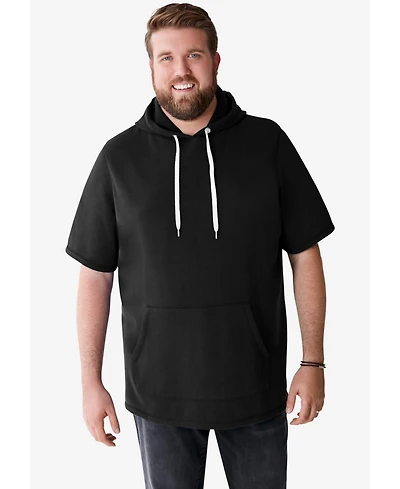 Liberty Blues Big & Tall by KingSize Short-Sleeve Hoodie