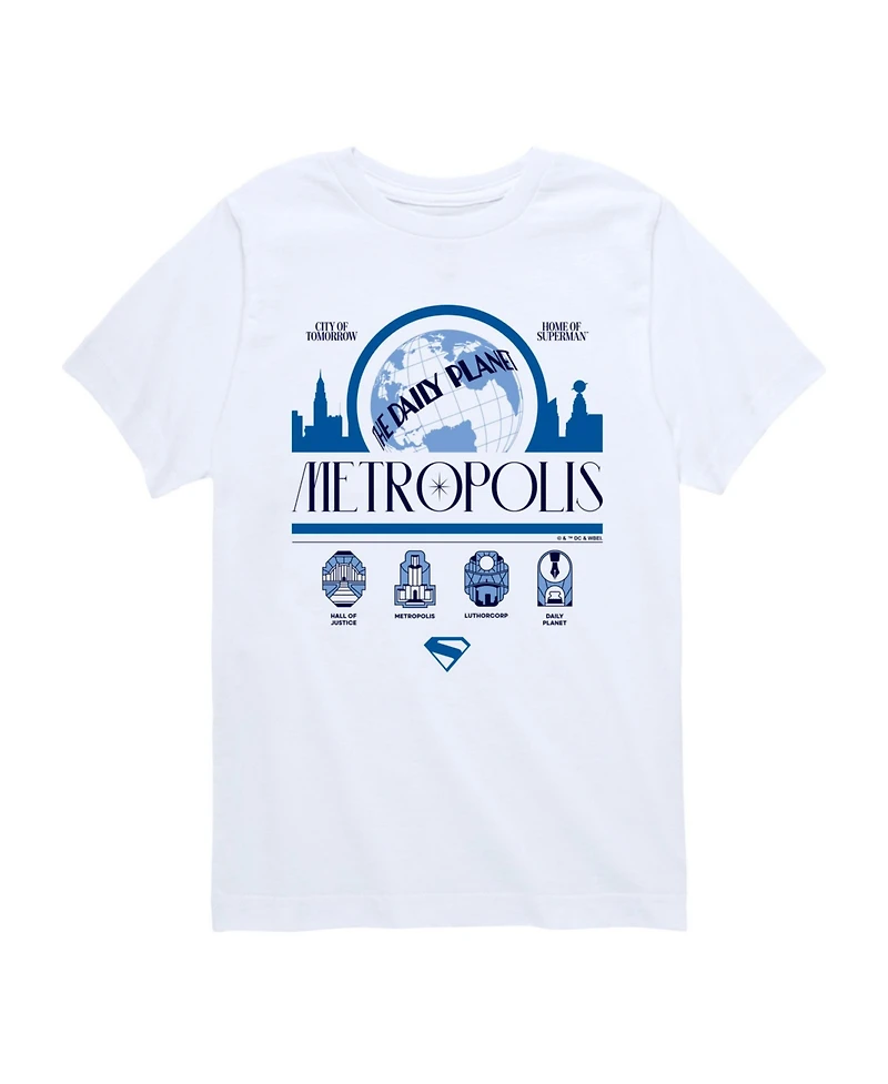 Superman Big Boys Metropolis Mash-Up T-Shirt