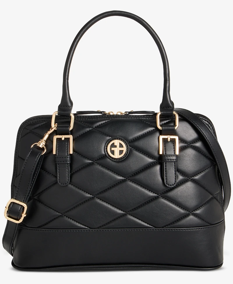 Giani Bernini Medium Quilted Dome Satchel, Exclusively at Macy's