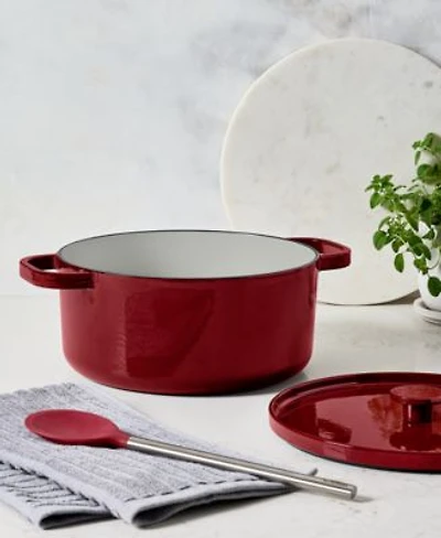 The Cellar Glossy Enameled Cast Iron Collection Created For Macys