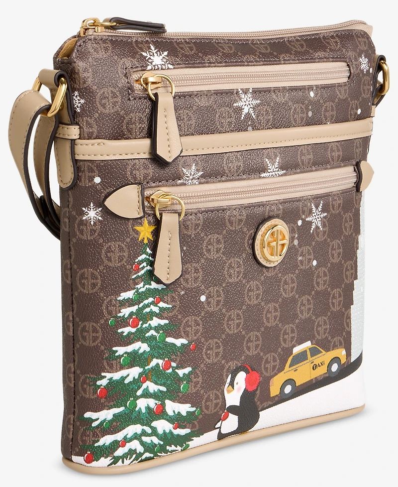 Giani Bernini Bears North South Crossbody Bag, Macy's Exclusive