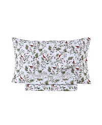 Sanders Holiday Printed Microfiber 4-Pc. Sheet Set, Full