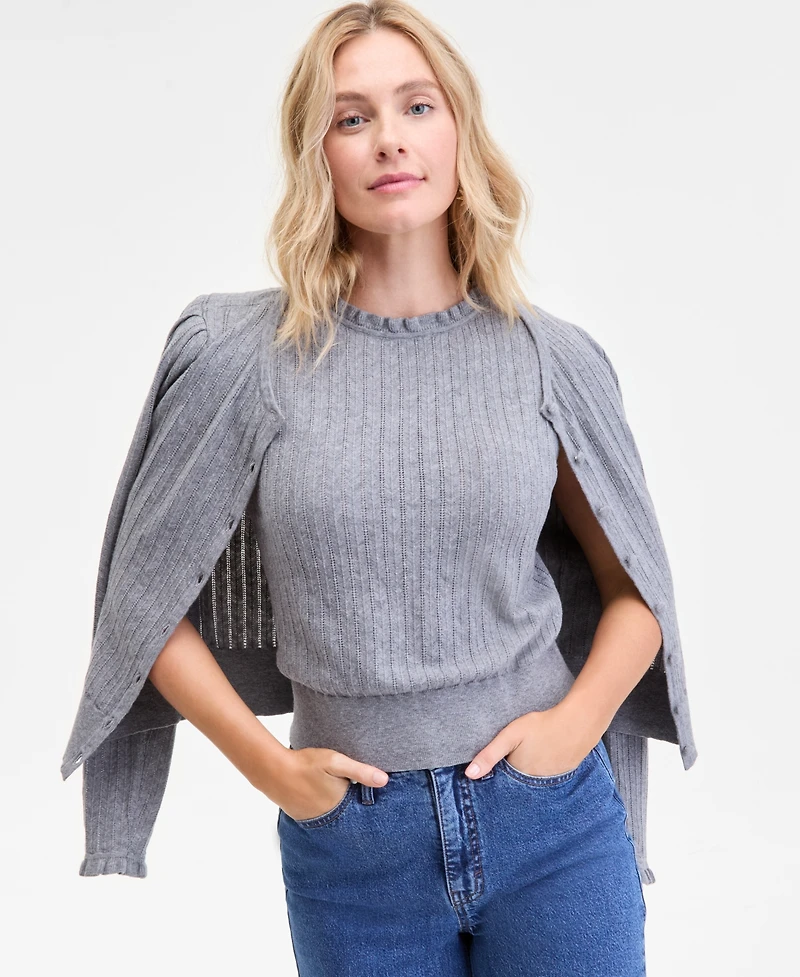 On 34th Women's Pointelle-Knit Tank, Macy's Exclusive