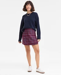 On 34th Women's Side-Button Crewneck Sweater, Macy's Exclusive