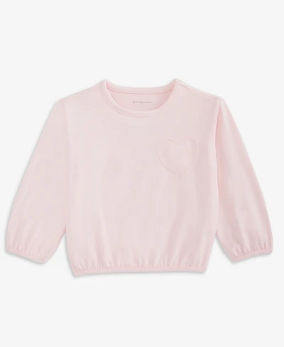 First Impressions Baby Girls Hacci Heart Sweatshirt, Macy's Exclusive