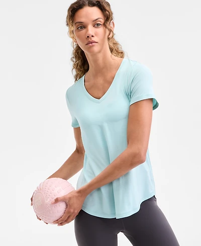 Id Ideology Women's V-Neck Performance T-Shirt, Created for Macy's
