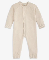 First Impressions Baby Cotton Long-Sleeve Sweater Romper, Created for Macy's
