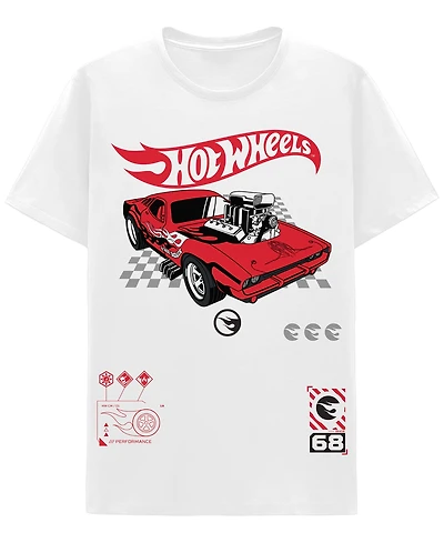Hybrid Apparel Men's Short Sleeve Hot Wheels Performance Graphic T-Shirt