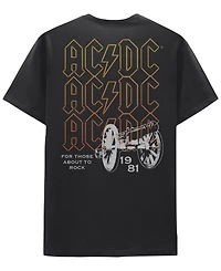 Hybrid Apparel Men's Acdc For Those About to Rock Graphic T-Shirt
