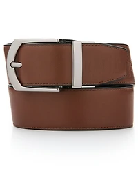 Perry Ellis Portfolio Men's Pebble Reversible Leather Dress Belt
