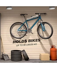 Bike Wall Mount, Adjustable Horizontal Indoor Storage Rack