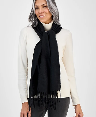 Style & Co Women's Solid Patchwork Weave Wrap, Macy's Exclusive
