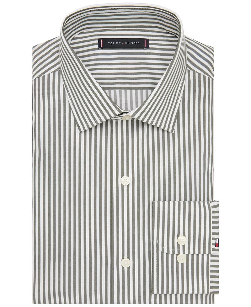 Tommy Hilfiger Men's Flex Regular Fit Dress Shirt