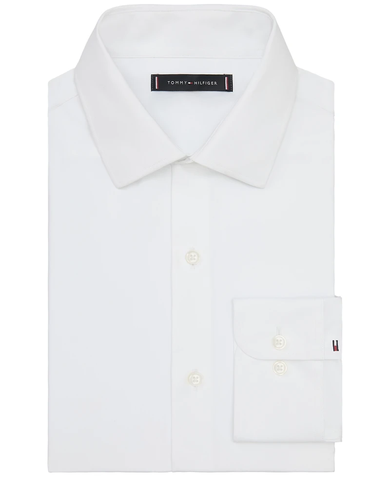 Tommy Hilfiger Men's Tech Athletic Fit Dress Shirt