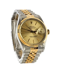 Pre-Owned Rolex Oyster Perpetual Datejust Automatic Watch in Stainless Steel and Gold 36mm