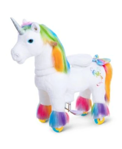 Ponycycle Ride On Unicorn Rainbow Model X Size 3 For 3 4 Years
